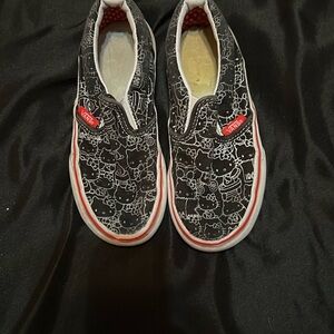 Hello kitty vans shoes, size 10.5 toddlers
